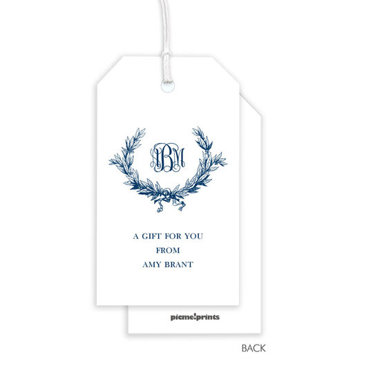 Courtly Vertical Hanging Gift Tags